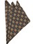 Lacivert Motif Baskı İpek Mendil SPS238 1