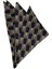 Lacivert Motif Baskılı İpek Mendil SPS126 1