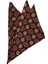 Lacivert Motif Baskılı İpek Mendil SPS335 1