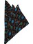 Lacivert Motif Baskılı İpek Mendil SPS411 1