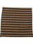 Sarı - Lacivert Motif Baskılı İpek Mendil SPS307 2