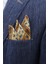 Sarı Motif Baskılı İpek Mendil SPS424 3