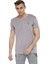 Cipo&Baxx CT522 Geniş Yaka Rahat Kalıp Siyah Basic Erkek T-Shirt 3