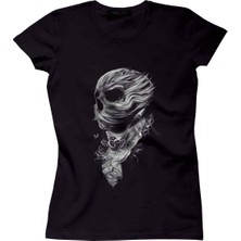 The Chalcedon Kont Wolf Skull Bayan Tshirt