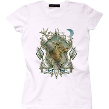 The Chalcedon Tundra Deer Bayan Tshirt