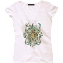 The Chalcedon Tundra Deer Bayan Tshirt