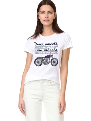 The Chalcedon Four Wheels Move To Body Two Wheels Move To Soul Bayan Tshirt