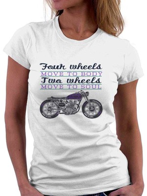 The Chalcedon Four Wheels Move To Body Two Wheels Move To Soul Bayan Tshirt