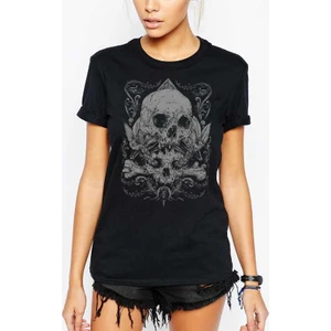 The Chalcedon Skull Totem Bayan Tshirt
