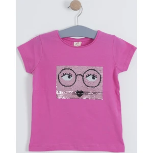 Kız Çocuk Kısa Kol T-Shirt SBCKCTSRT232_00-0166