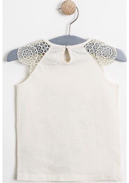 Kız Çocuk Newborn Alt Üst Örme Set Ekru