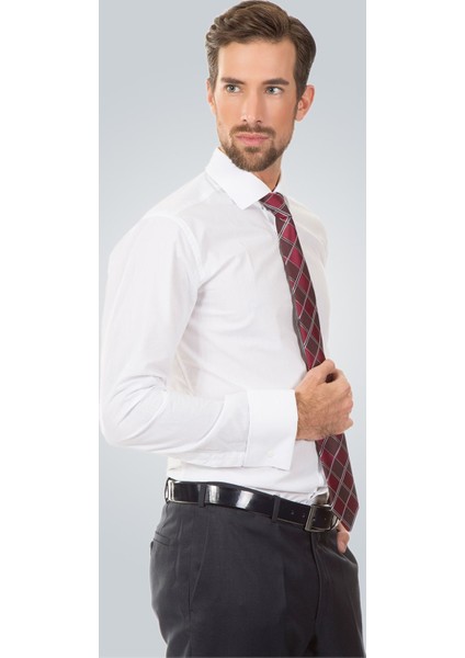 Dar Kesim Çift Manşet Gömlek Terycotton Dotti fiyatları