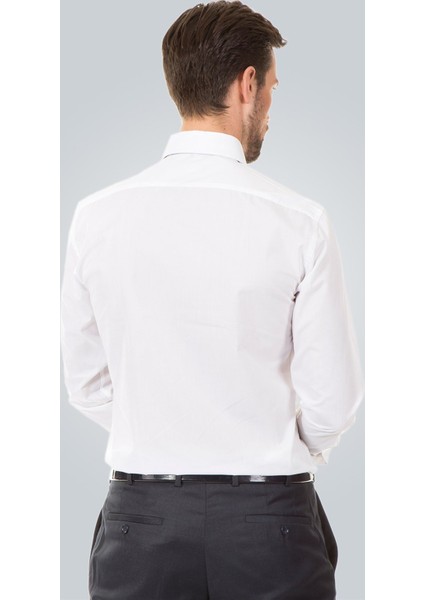 Dar Kesim Çift Manşet Gömlek Terycotton Dotti modelleri