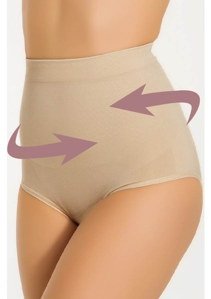 Silikonlu Kaymaz Yüksek Bel Slip Korse 33636