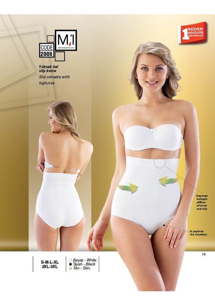 Yüksek Bel Slip Korse - 2008