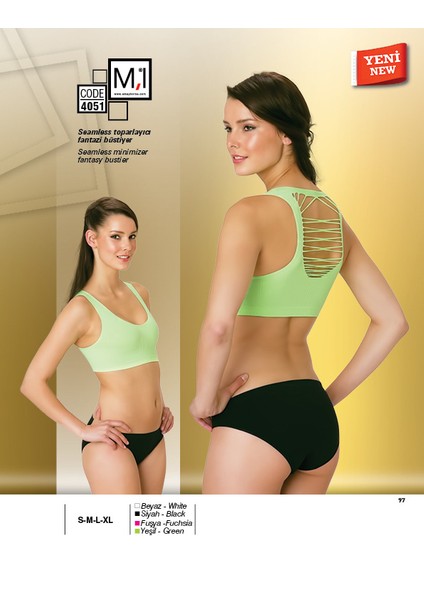 Seamless (Dikişsiz) Toparlayıcı Fantazi Büstiyer - 4051