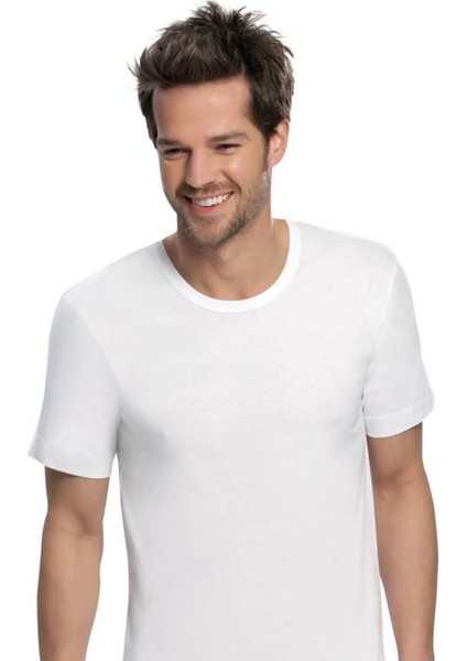 Bisiklet Yaka Erkek T-Shirt 704
