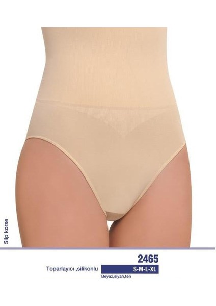 Toparlayıcı Silikonlu Slip Bel Korse 2465