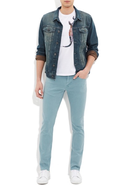 Erkek Jake Comfort Mavi Pantolon 0042223207