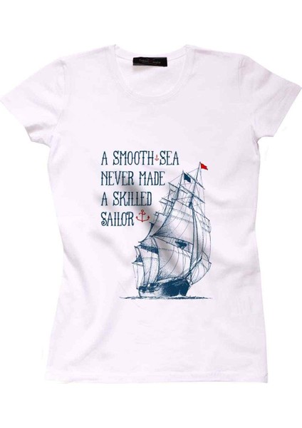 A Smooth Never Made A Skilled Sailor Bayan Tshirt