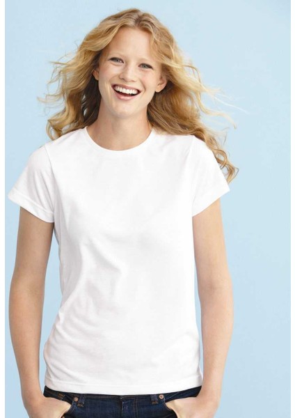 Baskısız Basic Bayan Tshirt