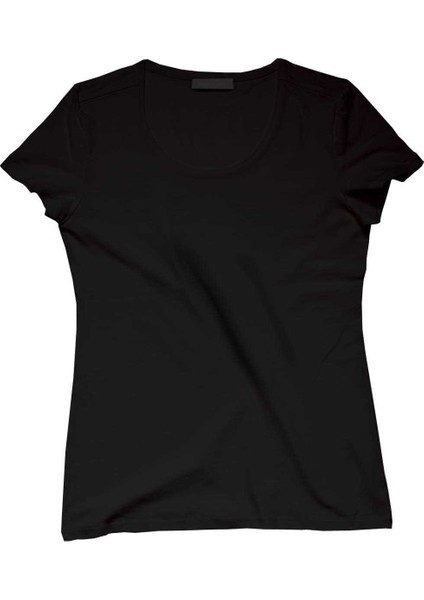 Baskısız Basic Bayan Tshirt