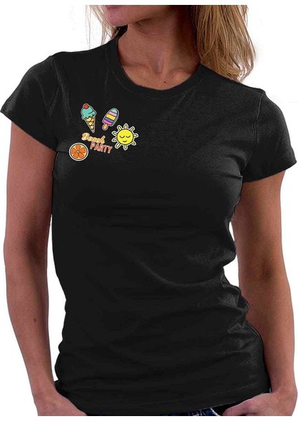 Beach Party Bayan Tshirt