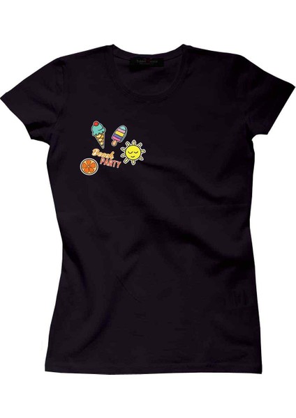 Beach Party Bayan Tshirt