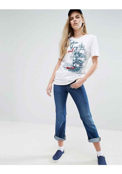Captain Of My Soul Sailor Series Bayan Tshirt