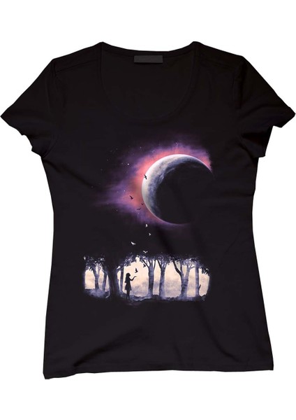 Dark Moon Bayan Tshirt