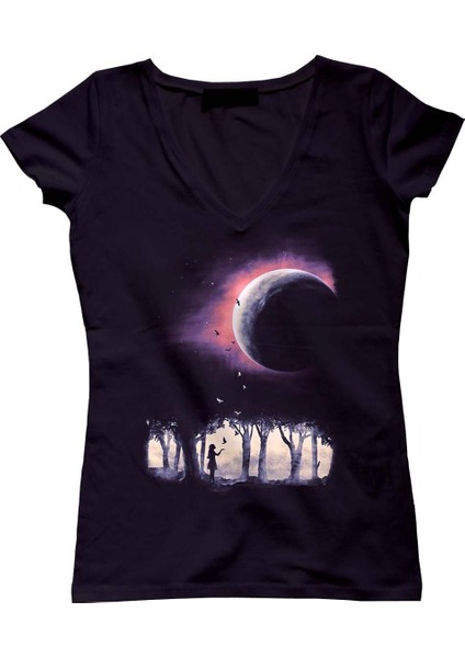 Dark Moon Bayan Tshirt