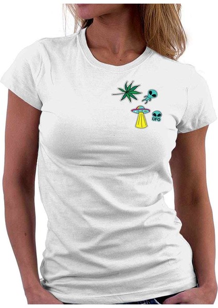 Drugs And Aliens Bayan Tshirt