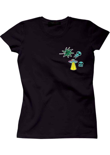 Drugs And Aliens Bayan Tshirt