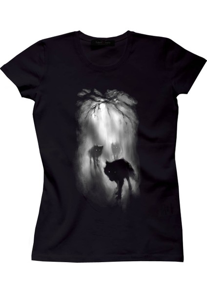 From The Darkness Siyah Bayan Tshirt