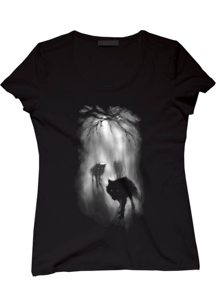 From The Darkness Siyah Bayan Tshirt