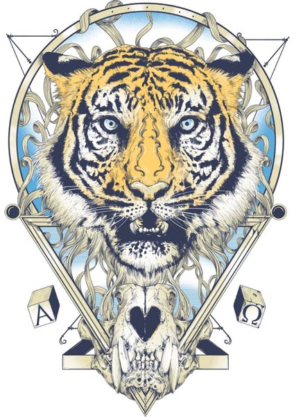 Horus Tiger Bayan Tshirt