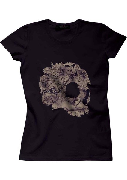 Jungle Skull Bayan Tshirt