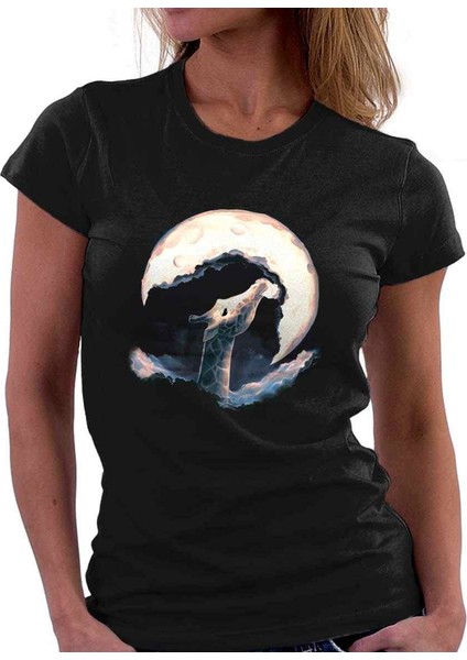 Moon Like Candy Floss Bayan Tshirt
