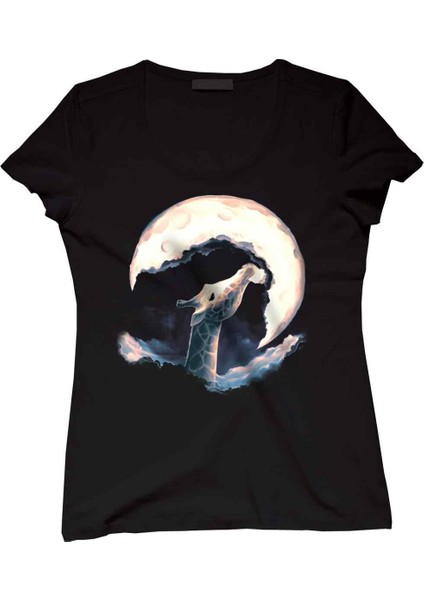 Moon Like Candy Floss Bayan Tshirt