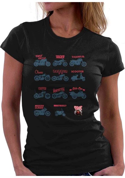 Motorcycles Bayan Tshirt