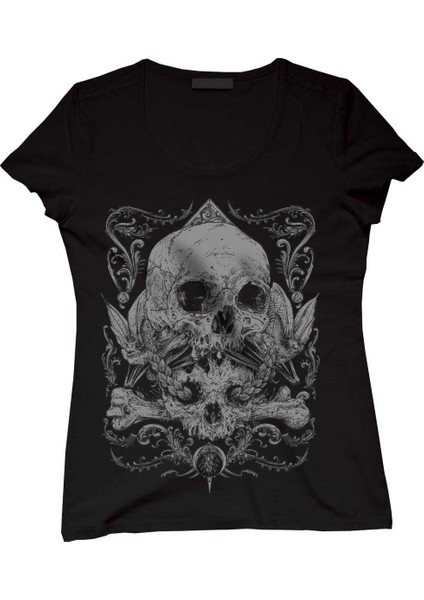 Skull Totem Bayan Tshirt