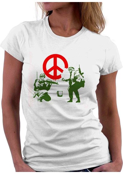 War Peaceer Bayan Tshirt