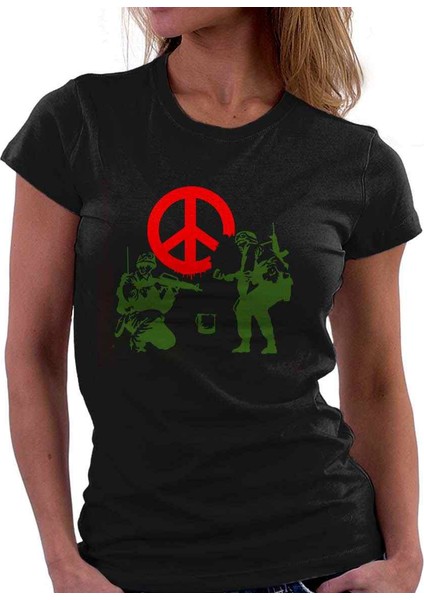 War Peaceer Bayan Tshirt