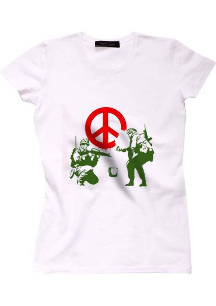 War Peaceer Bayan Tshirt