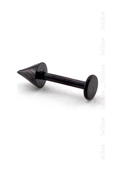 Sivri Uçlu Vücut Piercing 13 Mm Siyah Renk Çene P342
