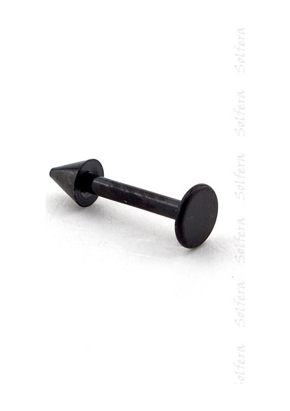 Vücut Piercing 11 Mm Siyah Renk Çene Dil P347