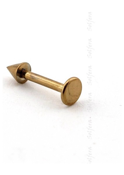 Vücut Piercing 11 Mm Altın Renk Çene P349