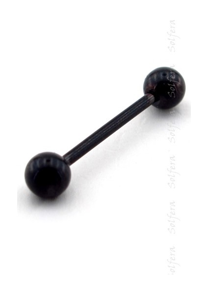 Top Uçlu Vücut Piercing 25 Mm Siyah Renk Kulak P355 fiyatları