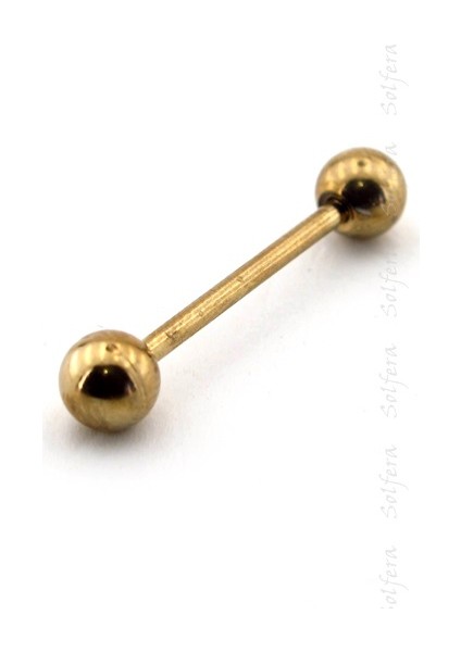 Top Uçlu Vücut Piercing 25 Mm Gold Tone Kulak P356 fiyatları