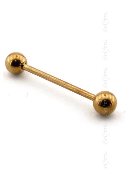 28 Mm Altın Renkli Kulak Vücut Piercing P359